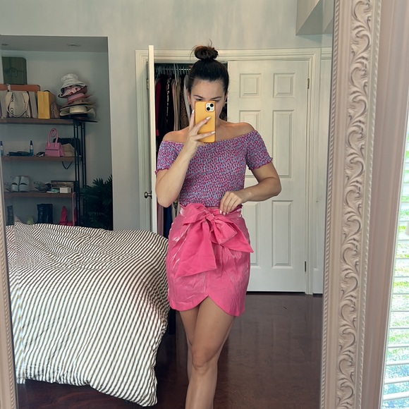 Pink skirt with bow - Picture 2 of 6